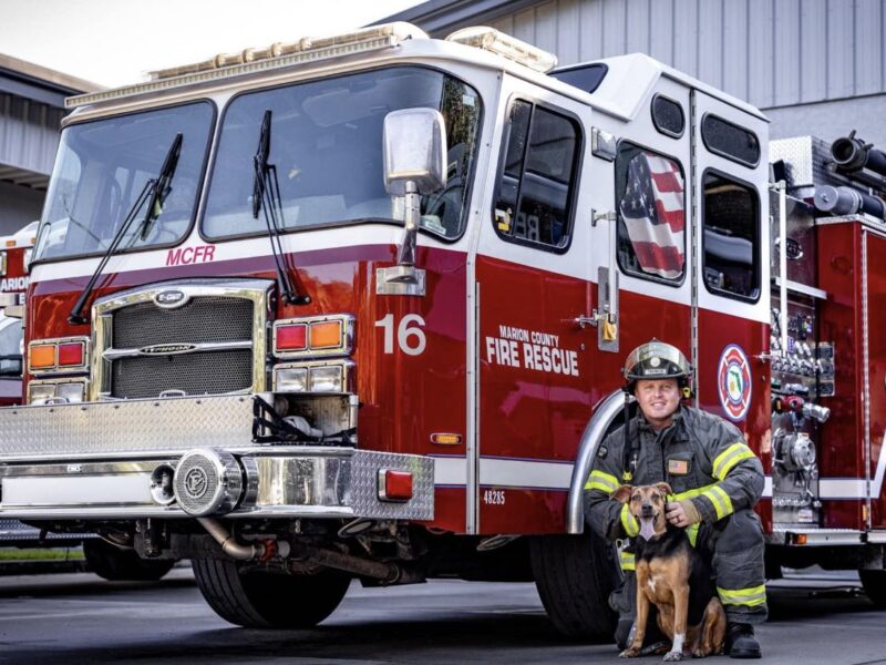 Marion rescues, first responders in calendar benefiting shelter