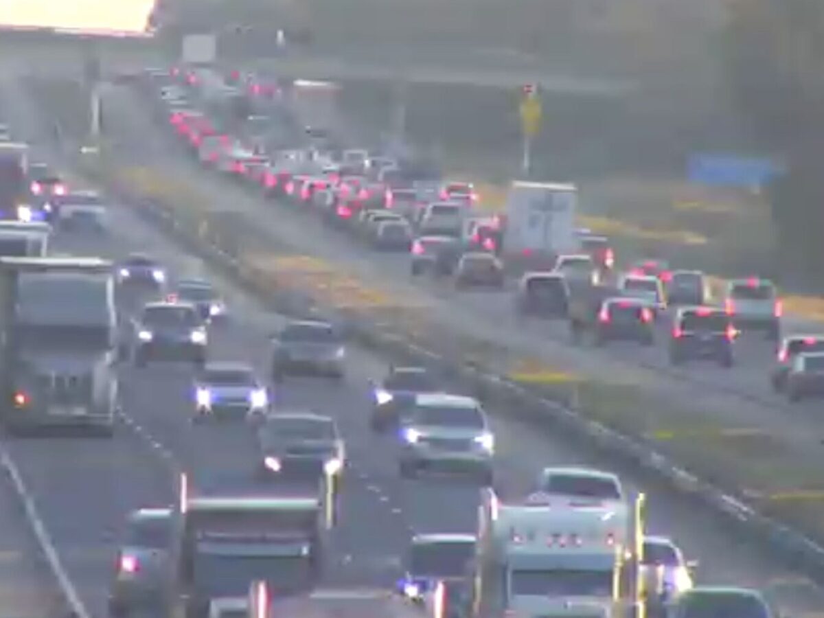 Evening congestion on I-75 from crash, disabled vehicles