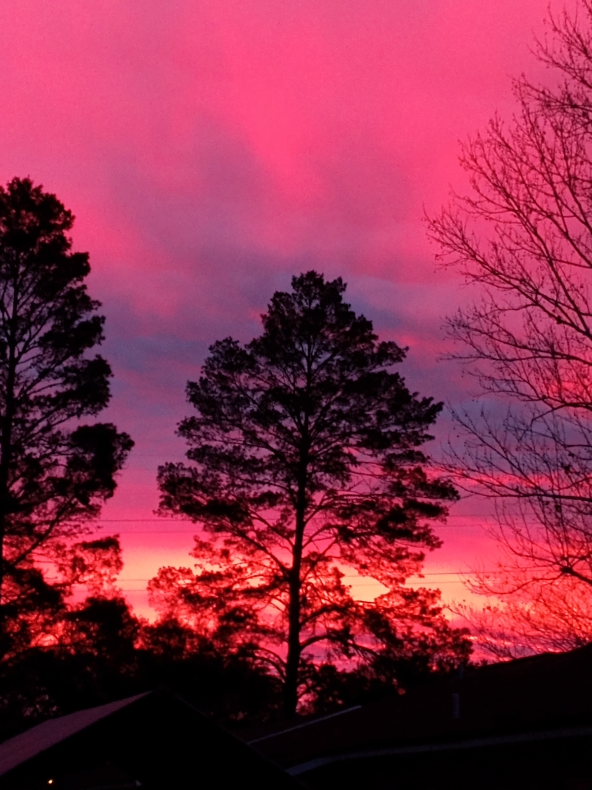 Beautiful sunrise over northeast Ocala