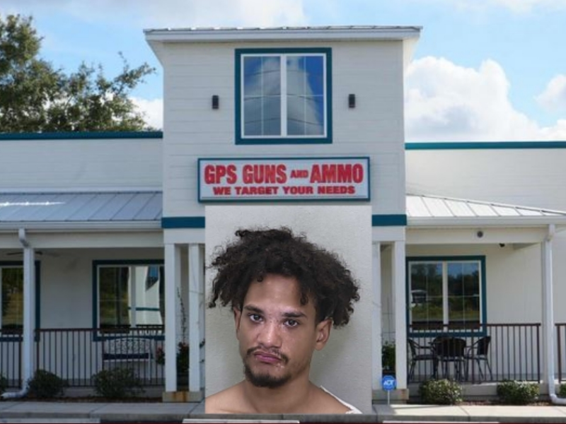 Ocala man followed by witness, arrested after stealing pistol from local gun shop