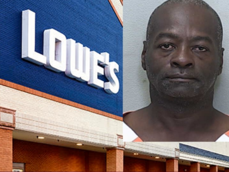 Ocala man steals over $600 in merchandise from Lowe’s, police say