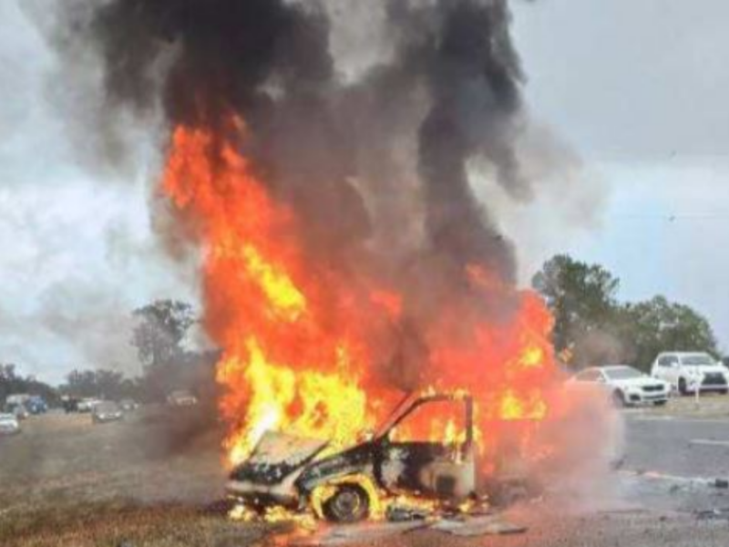 Off-duty Marion firefighter rescues driver from fiery Ocala wreck